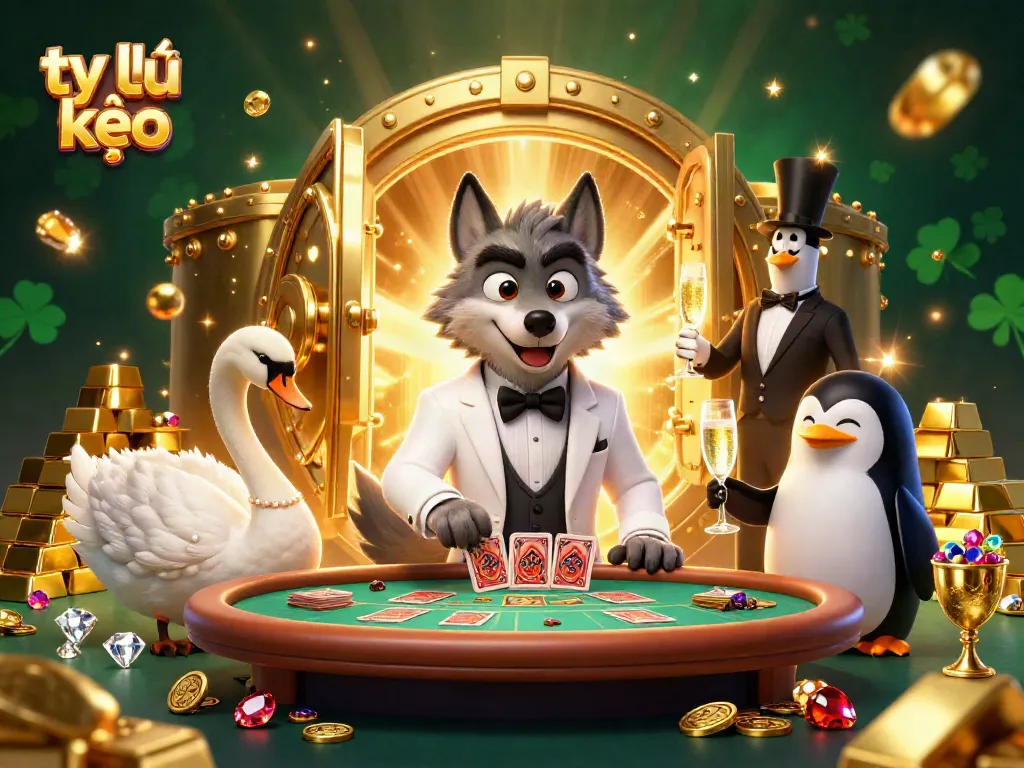 Engage with tỷ lệ kèo in a vibrant casino scene showcasing strategy and excitement.