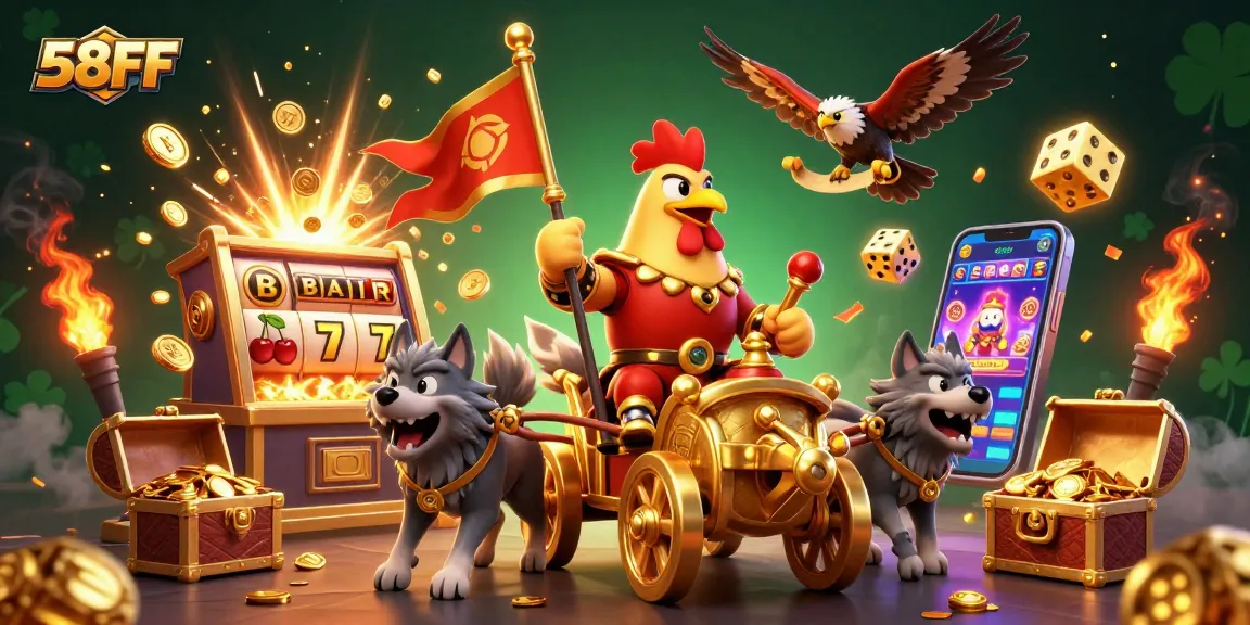 Experience the excitement of 58FF's gaming world with dynamic slots and epic wins.