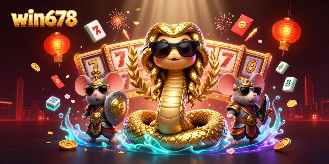Experience exhilarating gaming action at win678 with vibrant slot visuals and captivating characters.