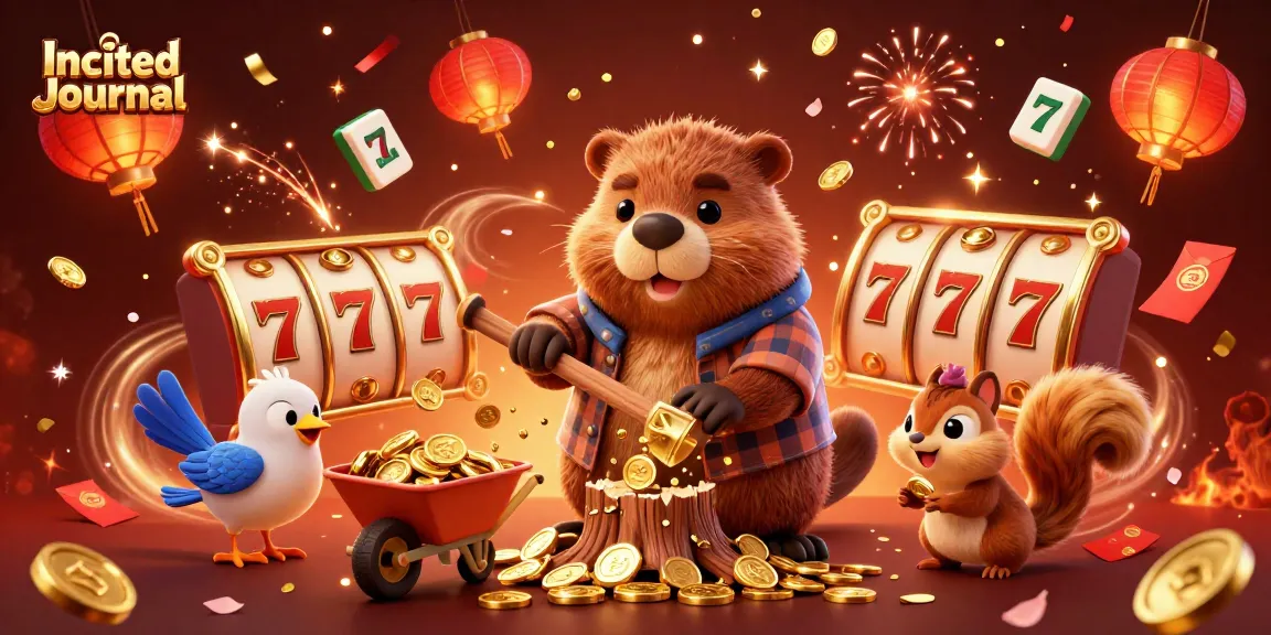 Play and celebrate at Incited Journal’s vibrant casino with golden coins and luck-filled elements.