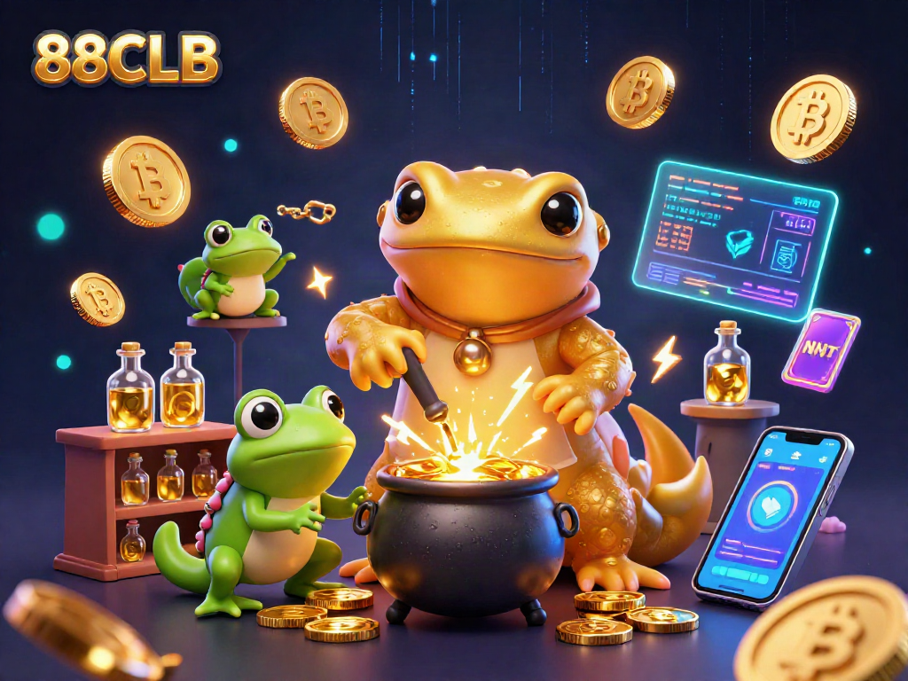 Join the excitement at 88CLB with golden alchemy and crypto-themed casino fun.