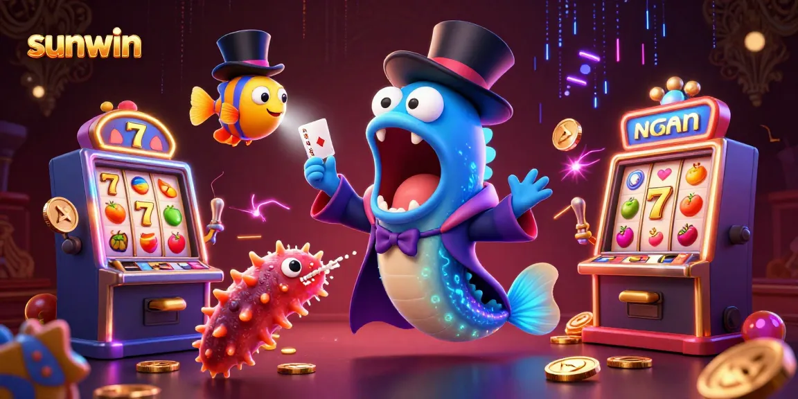 Experience the excitement of sunwin with thrilling casino action featuring vibrant slot machines.